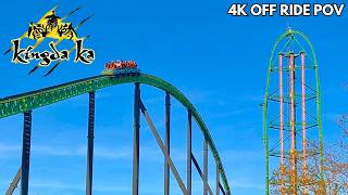 Great Adventures stand out coaster Kingda Ka Off Ride POV [upl. by Eyr]