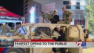 Fan Fest continues at Gillette Stadium for ArmyNavy game [upl. by Yasibit]