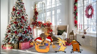 CatDog Norbert and Daggett  “Silent Night” AI Cover Link in description aicover christmas [upl. by Cohe]