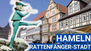 Hameln  Unterwegs in der RattenfängerStadt  Weser [upl. by Herminia]