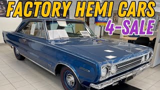 9 Factory Chrysler Hemi Cars for Sale  1 Under 70000 Classic Mopar Prices [upl. by Feodore660]