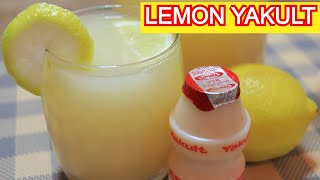 Lemon Yakult Drink  Healthy  Pinoy Easy Recipes [upl. by Ruhl]