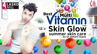 Best Multivitamin for Skin Glow summer skin care  laskomig  by Dr Abhinit Gupta [upl. by Priest]