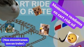 MOMENTOS RANDOMS EN CART RIDE CANAL SEGUNDARIO REALREBLOX [upl. by Yduj]