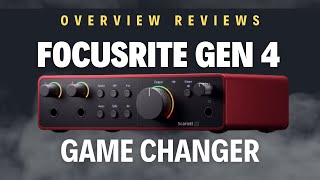 Focusrite Scarlett 4th Gen  Audio Interface Overview Review [upl. by Riffle]