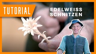 Sepp zeigt Edelweiß schnitzen I Tutorial der Bayerischen Staatsforsten [upl. by Lyrad]