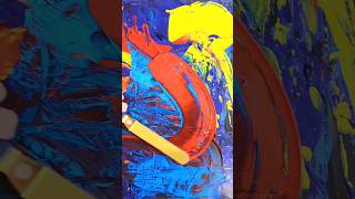 Knife painting acrylic abstract knifepainting abstract pouring [upl. by Llehsar278]