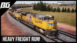 THIS IS SO HEAVY  Train Sim World 2  Sherman Hill Cheyenne  Laramie PC [upl. by Rockwood]