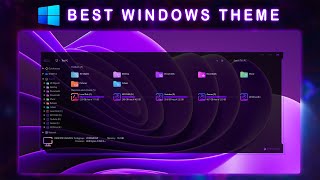 Best Windows 10 Theme Ever  My All Time Favourite Theme  With Transparency Effect [upl. by Veradia]