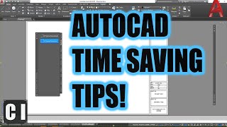 8 Simple Time Saving AutoCAD Tricks  Easy MustKnow Productivity Tips [upl. by Erhart]