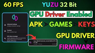 GPU Driver Problem Solved in Yuzu  Boost Performance amp Fix Crashes [upl. by Charmion]