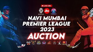 Auction  Navi Mumbai Premier League 2023 [upl. by Niraj]