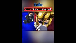 Sabo in Anime VS Onepiece bounty rush game anime shorts onepiecebountyrush [upl. by Grossman]