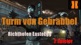 Black Ops 2TranZit Richthofen Easter Egg 2 Spieler Der Turm von Gebrabbel [upl. by Witha103]