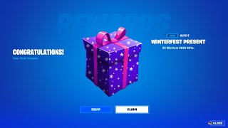 All Free Winterfest 2023 Presents Rewards in Fortnite Chapter 5 [upl. by Balf]