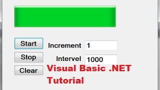 Visual Basic NET Tutorial 6  How to use ProgressBars Control in Visual Basic [upl. by Bausch909]