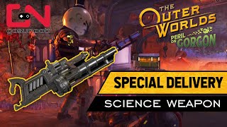 Special Delivery Unique Science NEW Weapon Location  Outer Worlds Peril on Gorgon DLC [upl. by Thrasher]