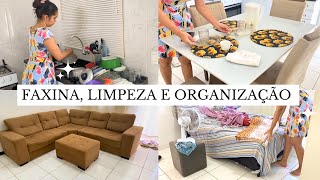 FAXINEI O BANHEIRO MANUTENÇÃO NA CASA TODA🏡✨ Flávia Lima [upl. by Kassaraba]