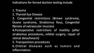 Forced Duction Test [upl. by Eadmund876]