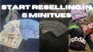 YOU CAN START RESELLING IN 5 MINUTES [upl. by Ahsienroc]