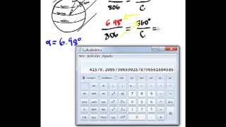 Circunferencia de la Tierra  Solucion Parte 4 [upl. by Pazia]
