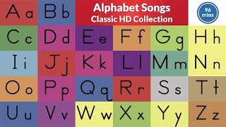 Alphabet Songs  ABC Song Collection  Teach the Letters and Sounds [upl. by Cohbert]