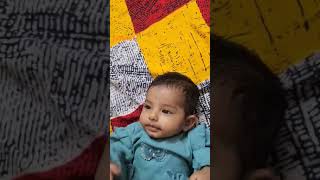 Cute 3 months baby  language learning Infant talk [upl. by Asserac]