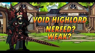 AQW Void Highlord Nerfed Weak Why [upl. by Yajeet227]