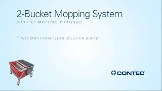 How to Use a 2Bucket Mopping System for Efficient Cleaning amp Disinfecting [upl. by Ailahk]