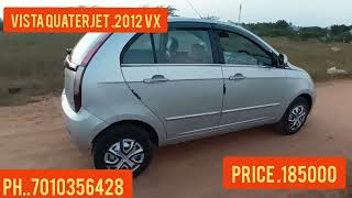 Tata Indica vista vx top model diesel 185000 to 2012 model good condition low price full option [upl. by Yekcin]