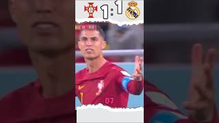 Portugal vs Real Madrid World Cup 2026 Ronaldo vs Ronaldo but who is the legend ronaldo sports [upl. by Jobey108]