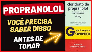 PROPRANOLOL INDERAL REBATEN PARA QUE SERVE  EFEITOS COLATERAIS  INDICAÃ‡ÃƒO DOSE BULA COMPLETA [upl. by Moht760]