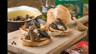 Receta de salteado de hongos a la provenzal  Alicante Sabores Naturales [upl. by Leynad]