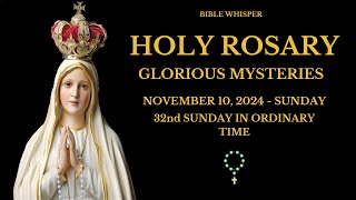 10 NOV 2024  HOLY ROSARY  LUMINOUS MYSTERIES  PRAYING TOGETHER 🙏🏻 [upl. by Ecnarrat]