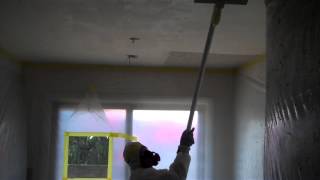 Asbestos Acoustic Ceiling Removal [upl. by Lednek]