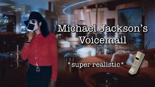 Michael Jackson’s Voicemail To You  ASMR amp Ambience  Sound Alike [upl. by Sahpec]