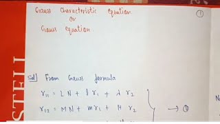 Gauss Equation  Differential geometry  Section  3 [upl. by Elleryt]