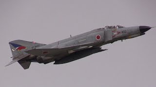 F4 Phantom Takeoff 302SQ JASDF Hyakuri Airbase 3rd Mission 航空自衛隊百里基地 [upl. by Danya]