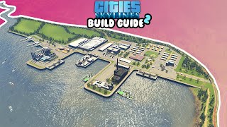 Is A VANILLA Naval Base Possible In Cities Skylines  Orchid Bay [upl. by Mcclenon]