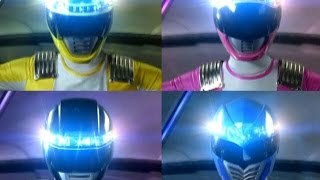 First Team Morph and Rescue Mission  Operation Overdrive  Power Rangers Official [upl. by Leasia]