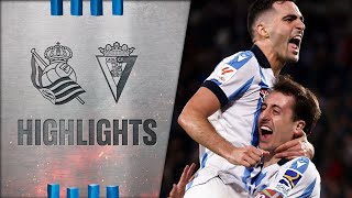 HIGHLIGHTS  LaLiga  J29  Real Sociedad 2  0 Cádiz CF [upl. by Eilojne598]