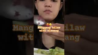 Manggang hilaw sarap mukbang [upl. by Hoseia768]