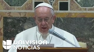 Papa Francisco felicita a Donald Trump y lo anima a defender la libertad humana [upl. by Lleynad360]