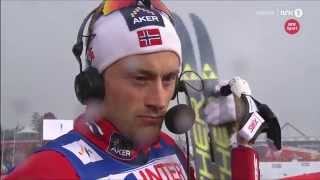 Falun 2015 Interview with Petter Northug after 50km classic [upl. by Farlie885]