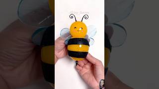 🐝HoneyBee Squishy DIY with Nano Tape [upl. by Dnaltiak270]