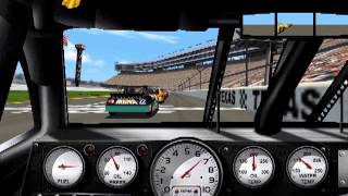 1999 Edition NASCAR Racing PC game play Texas [upl. by Gawlas]