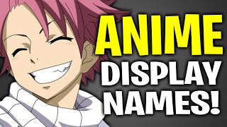 TOP 50 Cool Anime Display Names For Roblox [upl. by Rachel874]