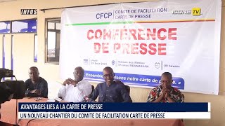 Avantages liés à la carte de presse un nouveau chantier pour le CFCP [upl. by Drew]