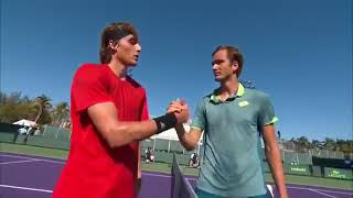 Bullshit Russian Daniil Medvedev vs Small Kid Who Doesnt Know How to Fight Stefanos Tsitsipas [upl. by Elke]