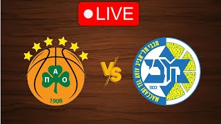 🔴 Live Panathinaikos vs Maccabi Tel Aviv  Live Play By Play Scoreboard [upl. by Chadbourne]